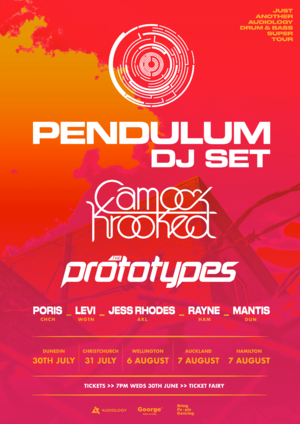 PENDULUM (DJ Set), Camo & Krooked, The Prototypes | Christchurch