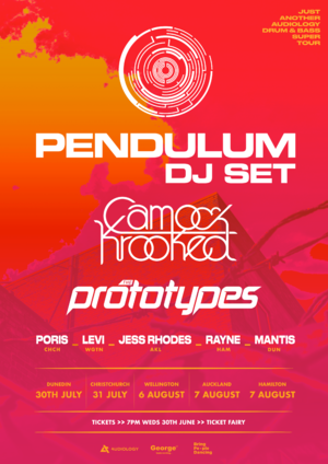 PENDULUM (DJ Set), Camo & Krooked, The Prototypes | Christchurch photo