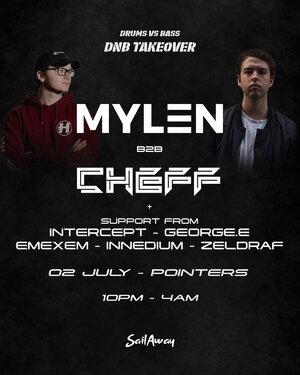 Drums vs Bass: MYLEN b2b CHEFF (DnB Takeover) photo