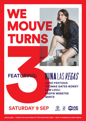 WE MOUVE TURNS 3 ft. Nina Las Vegas (AUS) photo