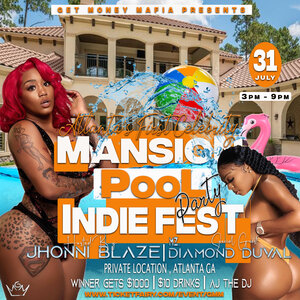 ATLs 1st Celebrity Mansion Pool Party /Indie Fest w/ Jhonni Blaze