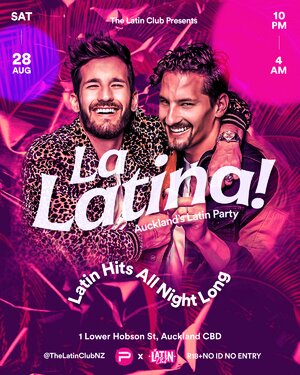 La Latina! By The Latin Club | 28 August at Pointers Bar photo