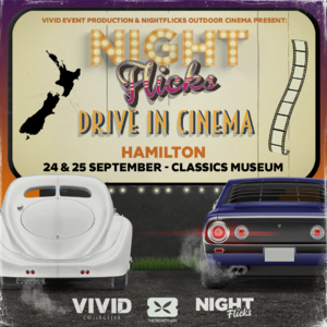 Hamilton- Nightflicks Drive In Cinema Tour 24 & 25th September photo