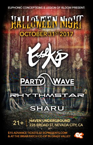 Halloween Night w. Esseks, PartyWave, Rhythmstar & Sharu