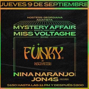 Fünky by Disco Fetish | 09 de septiembre photo