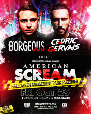 Halloween AMUSEMENT PARK Takeover w. BORGEOUS & CEDRIC GERVAIS