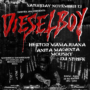 Driven AM Presents: DIESELBOY (Planet of The Drums)