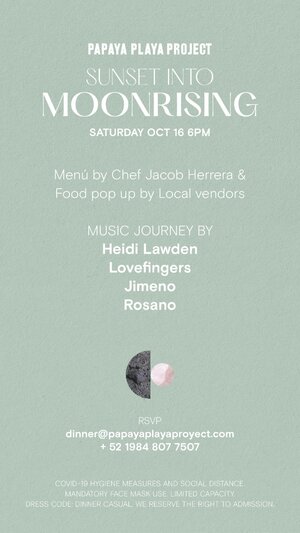 Sunset into Moonrising -Heidi Lawden, Lovefingers, Jimeno, Rosano