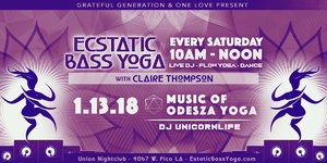 Music of Odesza Yoga with Claire Thompson and UnicornLife