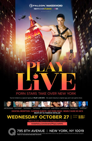 Gay Porn Star Game Show PLAY: LIVE NYC
