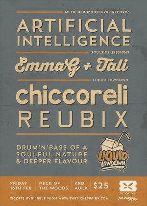 Liquid Lowdown Presents Artificial Intelligence/Emma G & MC Tali