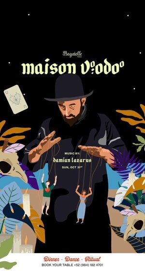 DAMIAN LAZARUS - HALLOWEEN @ BAGATELLE TULUM photo
