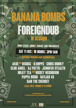 BANANA BOMBS X FOREIGNDUB - DUB TO JUNGLE photo