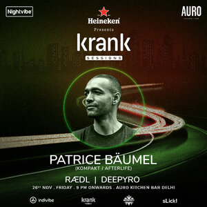 Nightvibe x Krank presents Patrice Bäumel (Afterlife)