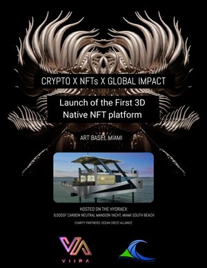 VIIRA ON THE WATER: CRYPTO X NFTs X GLOBAL IMPACT photo