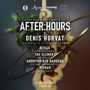 AFTER : HOURS + DENIS HORVAT [Afterlife | Innervisions] photo