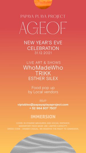 NYE - WhoMadeWho, Trikk, Esther Silex photo