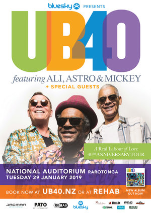UB40 ft. Ali, Astro & Mickey - Rarotonga photo
