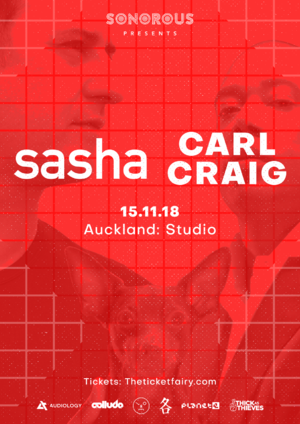 Sonorous Presents: Sasha & Carl Craig - Auckland photo