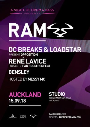 RAM Records ft. DC Breaks & Loadstar, Rene Lavice + More (Akl)