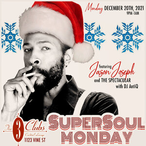 SuperSoul Monday Christmas Party @ THE THREE CLUBS - 12/20/21 photo