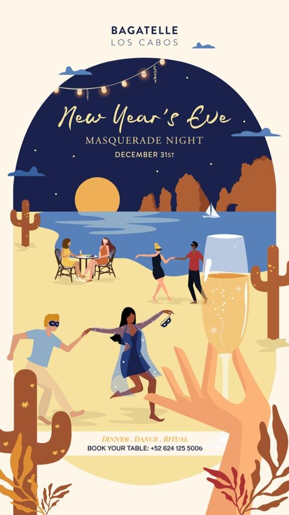 NEW YEAR'S EVE BAGATELLE LOS CABOS Tickets Cabo San Lucas
