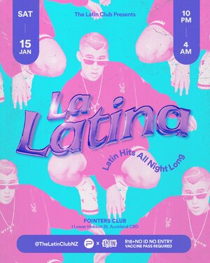 La Latina by The Latin Club | 15 January at Pointers