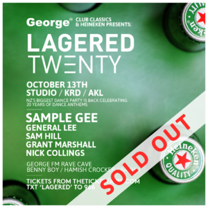 George FM Club Classics and Heineken Presents : Lagered Twenty