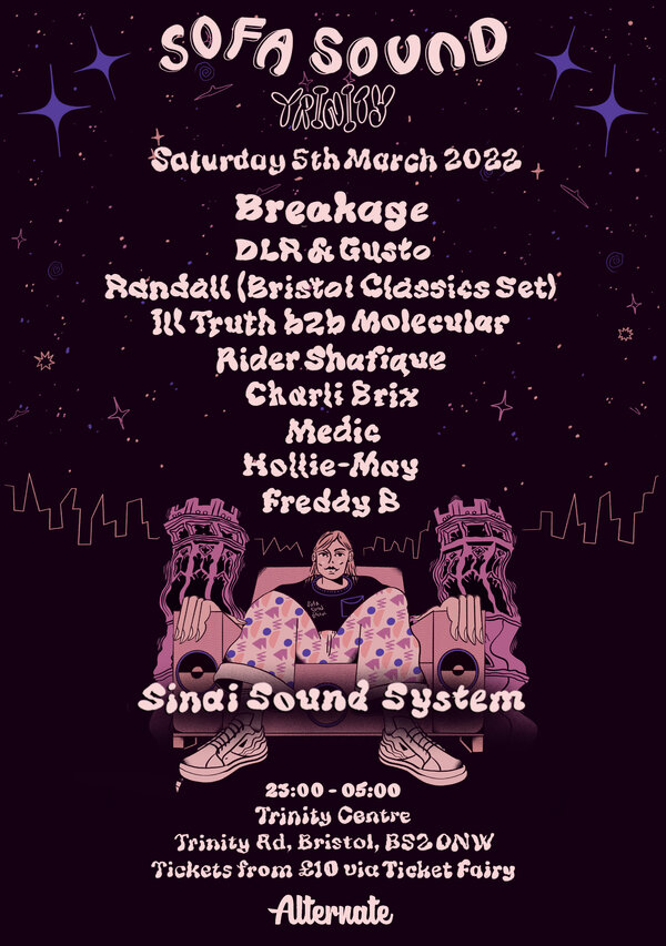Sofa Sound Bristol Return to Trinity! Tickets Bristol Trinity