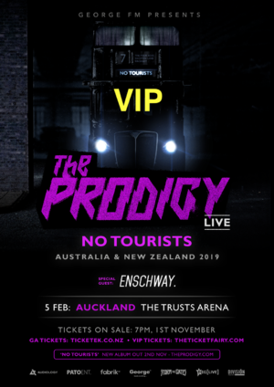 The Prodigy LIVE (Auckland) - VIP TICKETS