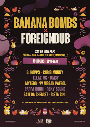 Banana Bombs x Foreigndub photo