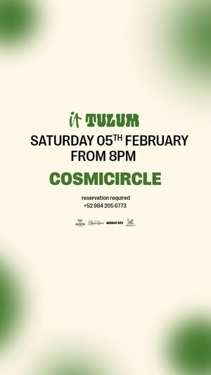 Saturday at It w/ COSMICIRCLE