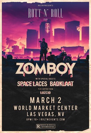 Zomboy Rott N' Roll Tour 2019 - LAS VEGAS, NV photo