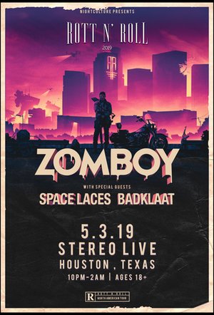 Zomboy Rott N' Roll Tour 2019 - HOUSTON, TX photo