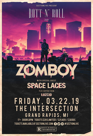 Zomboy Rott N' Roll Tour 2019 - GRAND RAPIDS, MI photo