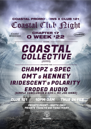 Coastal Club Night (Chapter 17) - O Week 2022 (Private Event)