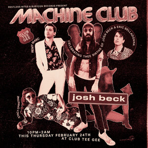 MACHINE CLUB 2/24: Stacy & Remy w/ guest Josh Beck