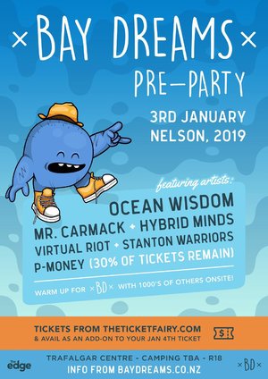 Bay Dreams Pre-Party - Nelson 2019