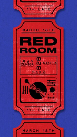 Red Room: Ray Zuniga B2B Nikita, Nabū photo