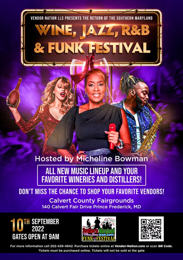 The Return of The Southern MD Wine Jazz R&B and Funk Festival Tickets