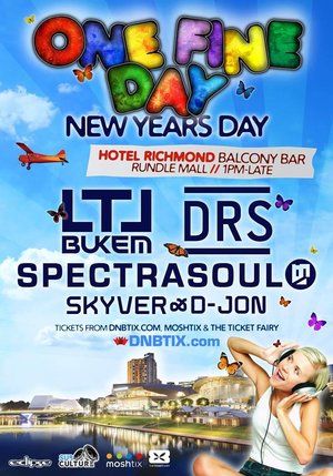 One Fine Day. New Years Day Party, LTJ Bukem, D.R.S & Spectrasoul