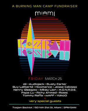 Kazbah x Miami | A Burning Man Camp Fundraiser