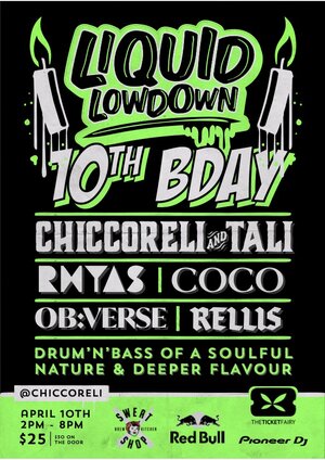 Liquid Lowdown 10th Birthday Party