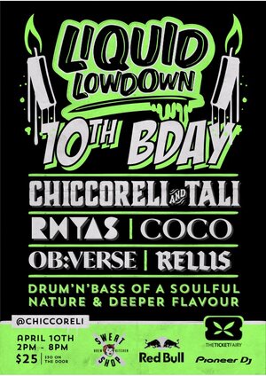 Liquid Lowdown 10th Birthday Party photo