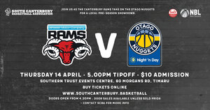 NBL Pre-season Game - Canterbury Rams V Otago Nuggets