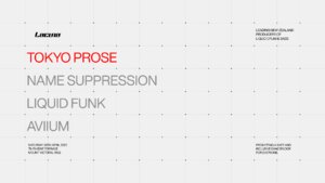 TOKYO PROSE (The North Quarter, Soul:R, Samurai Music) at Lacuna