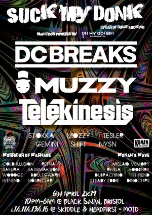 Suck My Donk's 1st Birthday! DC Breaks, Muzzy & Telekinesis