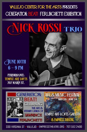 Nick Rossi Trio in the Temple Art Lofts - Free Event!