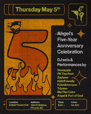 Angels Five Year Anniversary Celebration