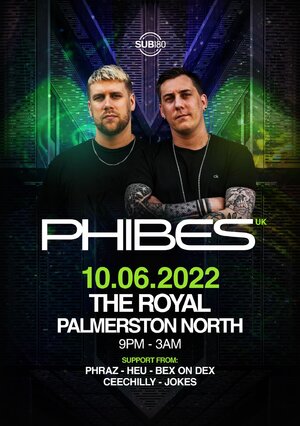 Sub180 Presents: Phibes (UK) | Palmerston North photo